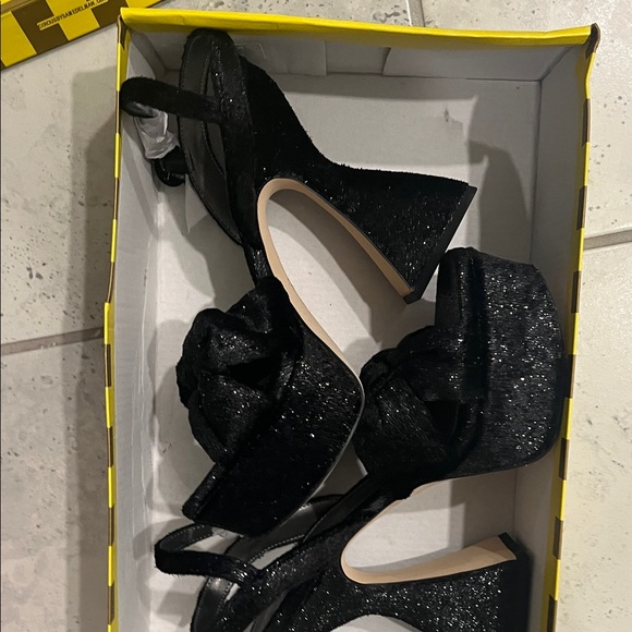 Circus by Sam Edelman Black Sparkle Heels - Picture 10 of 15